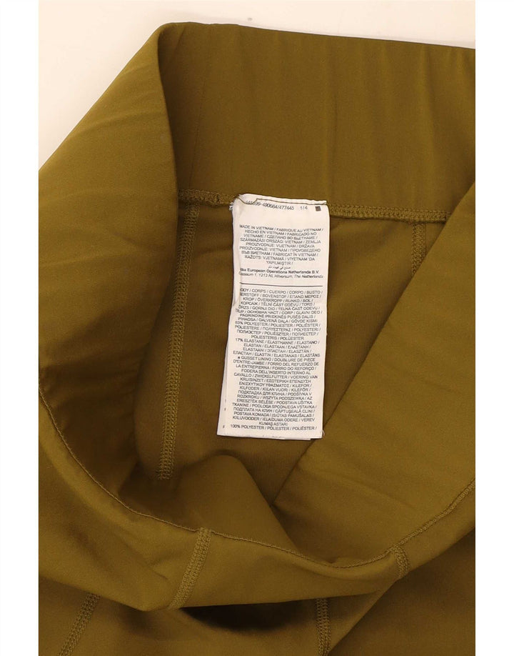 Γυναικεία γραφικά κολάν Nike UK 10 Small Khaki Polyester