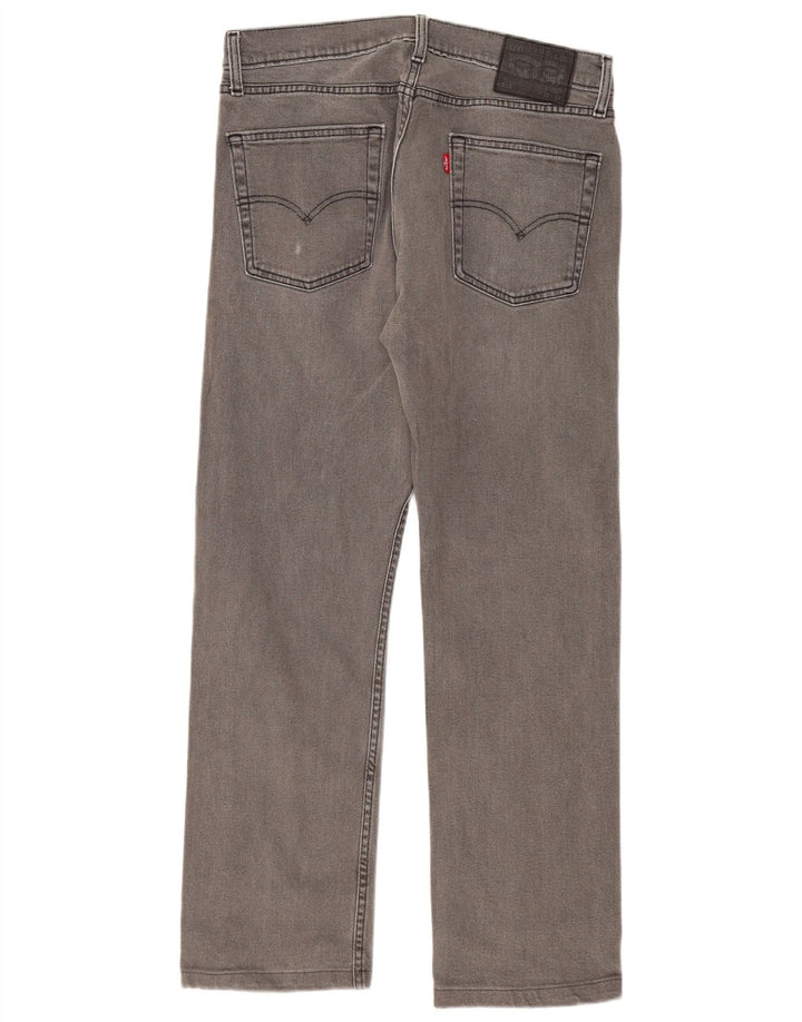 Levi's Mens 513 Slim Straight Jeans W32 L28 Grey