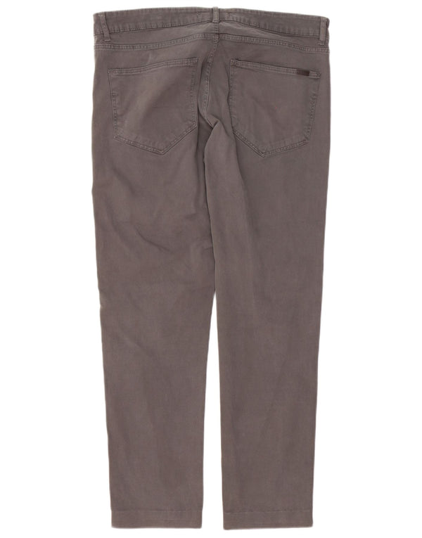 Zara Ανδρικό ίσιο καθημερινό παντελόνι EU 46 XL W36 L30 Γκρι βαμβακερό