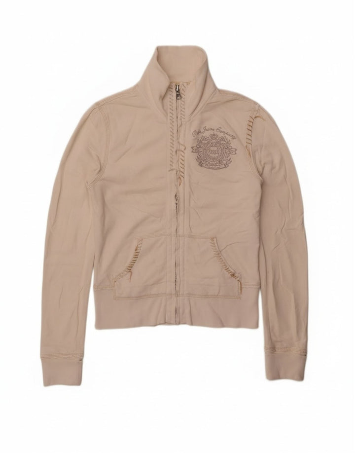 Polo Ralph Lauren Γυναικεία αθλητική φόρμα γραφικών Top Jacket UK 10 Small White