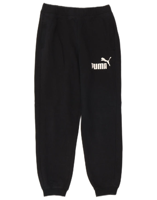 Puma Boys Graphic αθλητική φόρμα παντελόνι Joggers 11-12 ετών μαύρο βαμβακερό