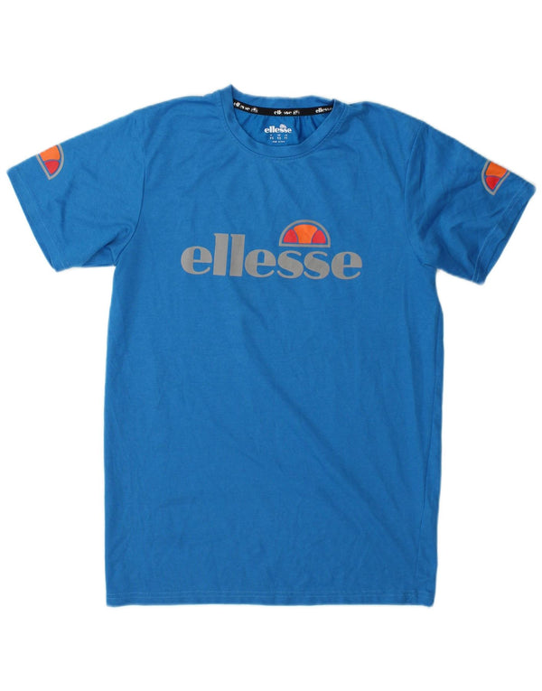 Ανδρικό γραφικό T-Shirt Ellesse Top XS Blue Polyester
