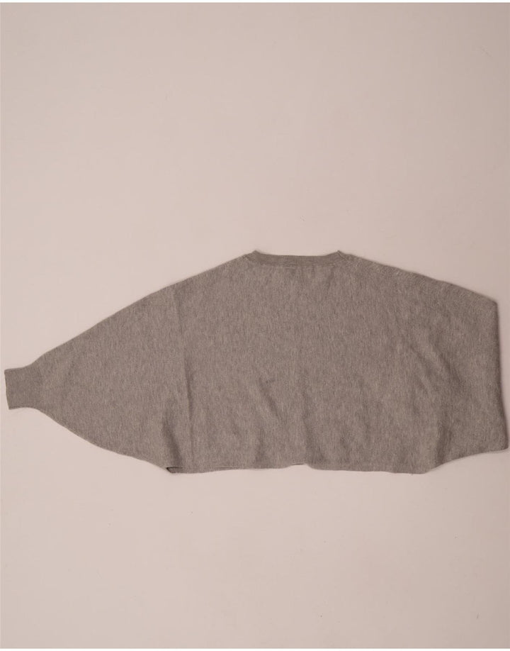 Massimo Dutti Γυναικεία φούτερ Crop Jumper UK 14 Medium Grey Flecked