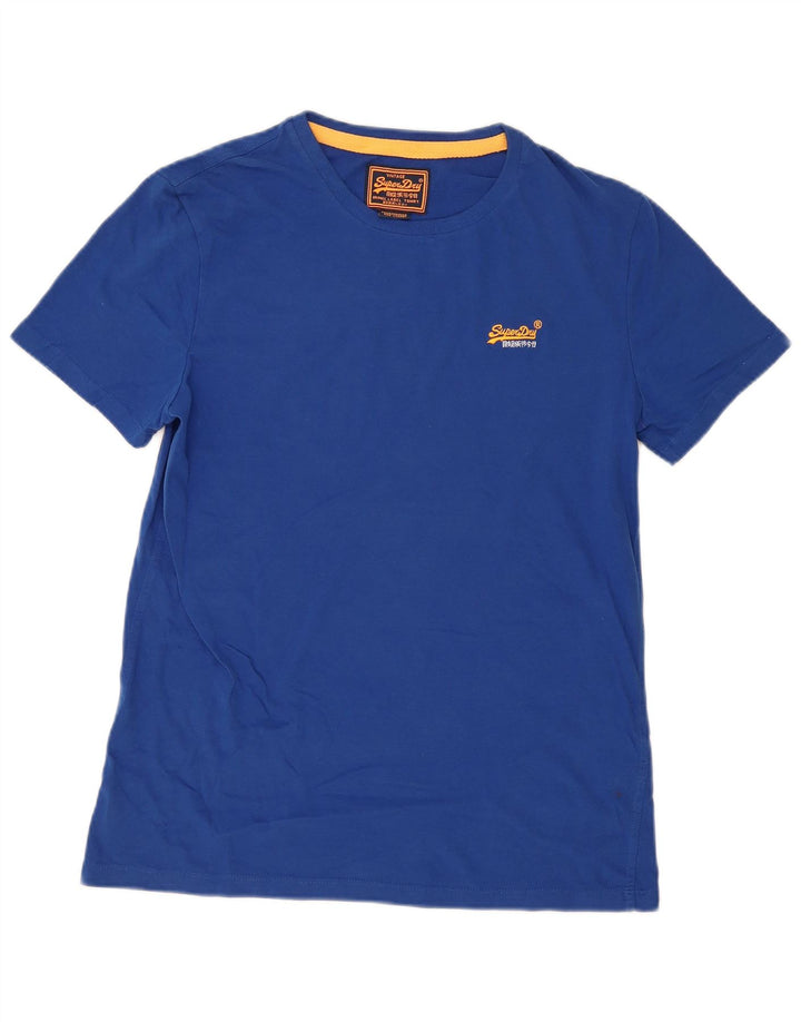 Superdry Ανδρικό T-Shirt Top XL Blue Cotton