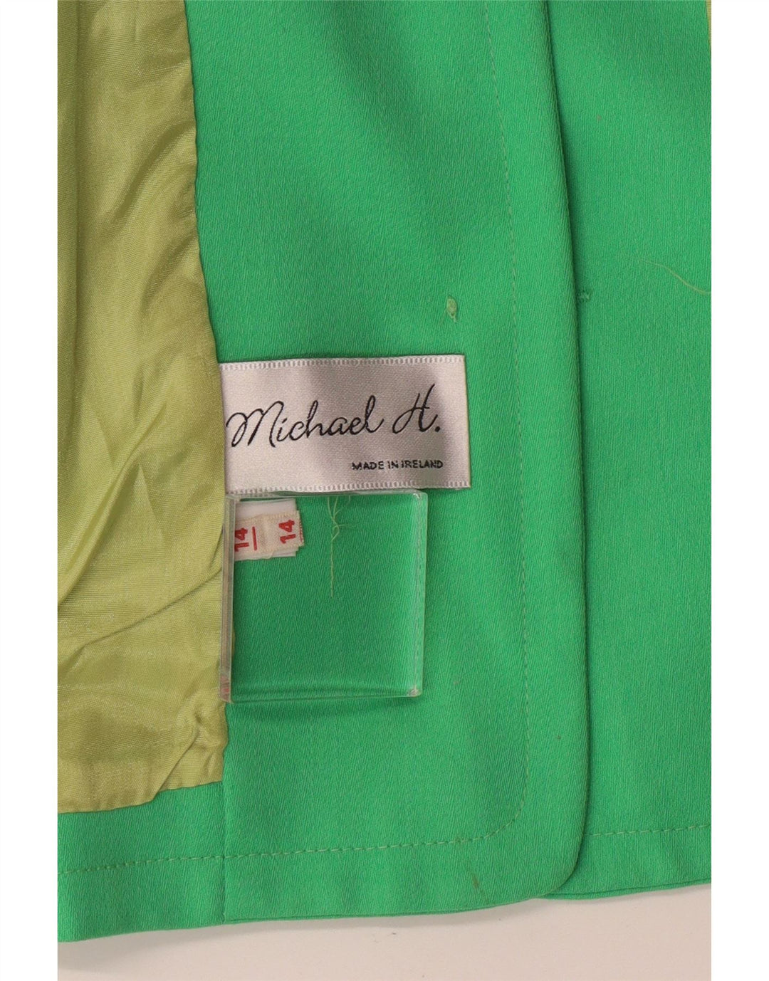 Michael H. Γυναικείο Μπουφάν Blazer 5 κουμπιών UK 14 Medium Green Classic