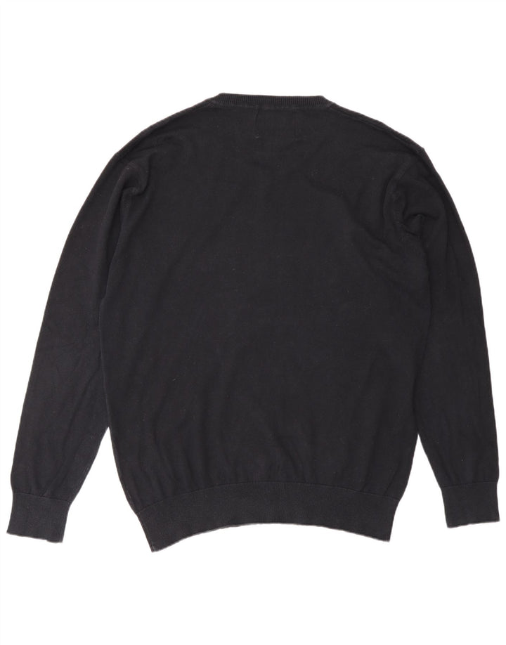 Ανδρικό πουλόβερ Jack & Jones με V λαιμόκοψη XL Navy Blue