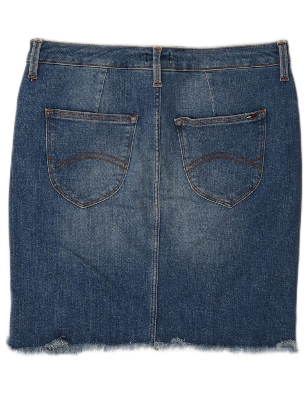 Tommy Hilfiger Γυναικεία Μίνι Τζιν Φούστα Μεσαία W28 Μπλε Βαμβακερή