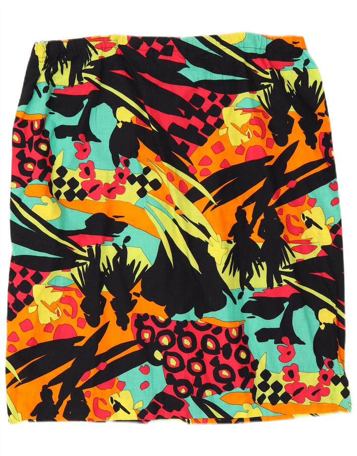 Γυναικεία ίσια γραφική φούστα VINTAGE W40 2XL Πολύχρωμο Patchwork