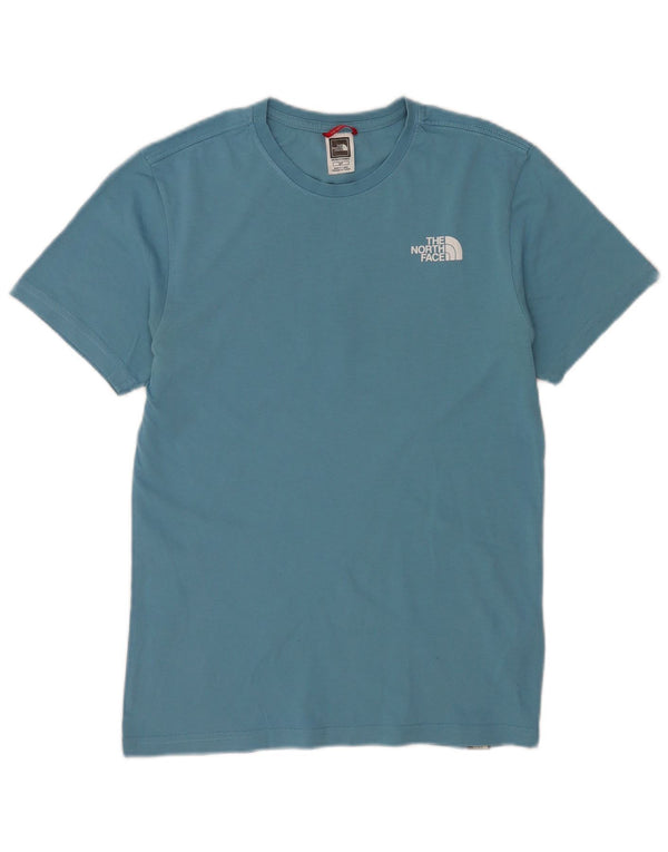 The North Face Ανδρικό γραφικό T-Shirt Top Μικρό μπλε βαμβακερό