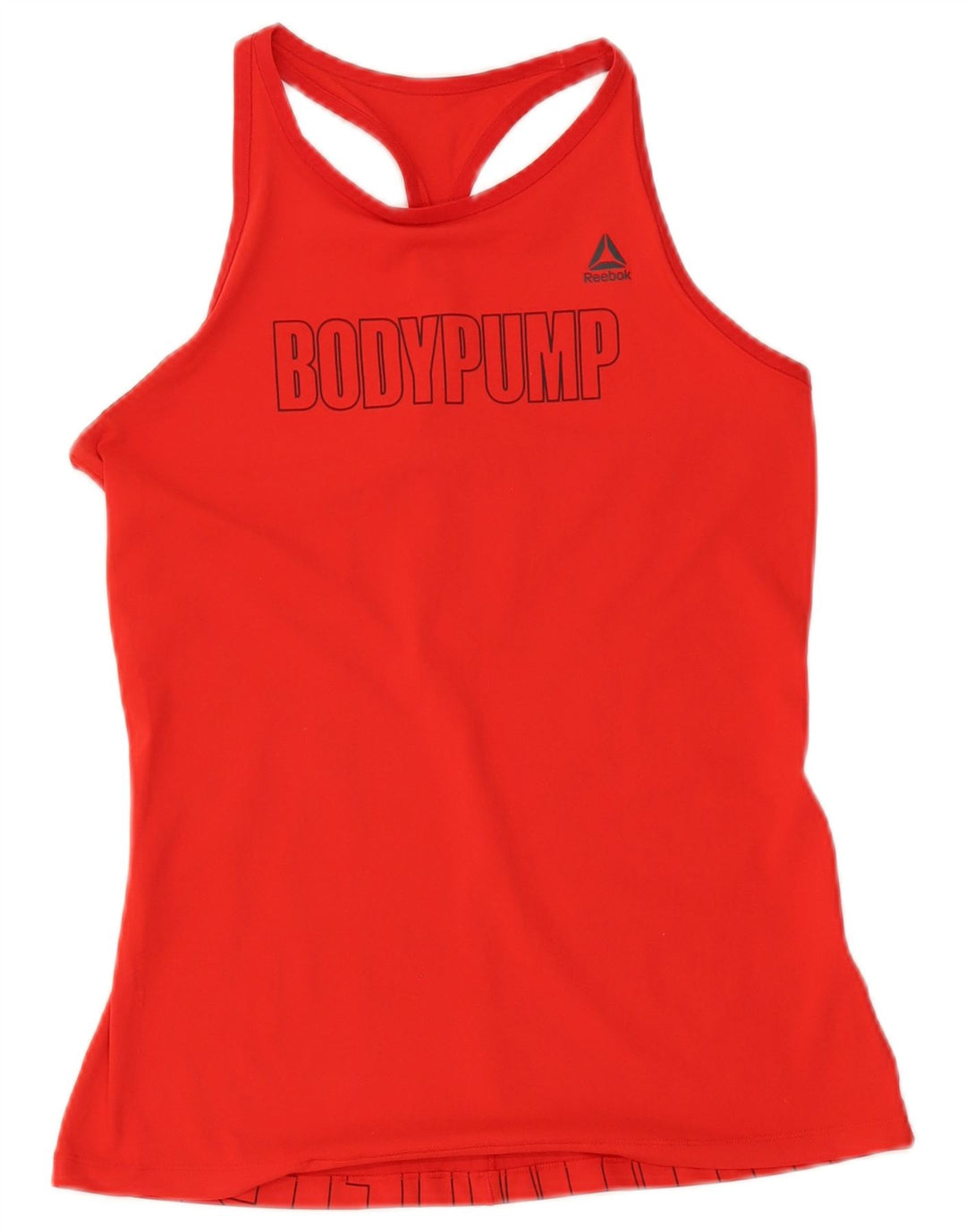 Reebok Γυναικείο Bodypump Graphic Vest Top UK 12/14 Medium Red Polyester