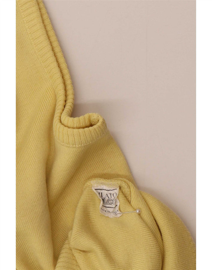 Vintage ανδρικό γιλέκο Tank Top Medium Yellow