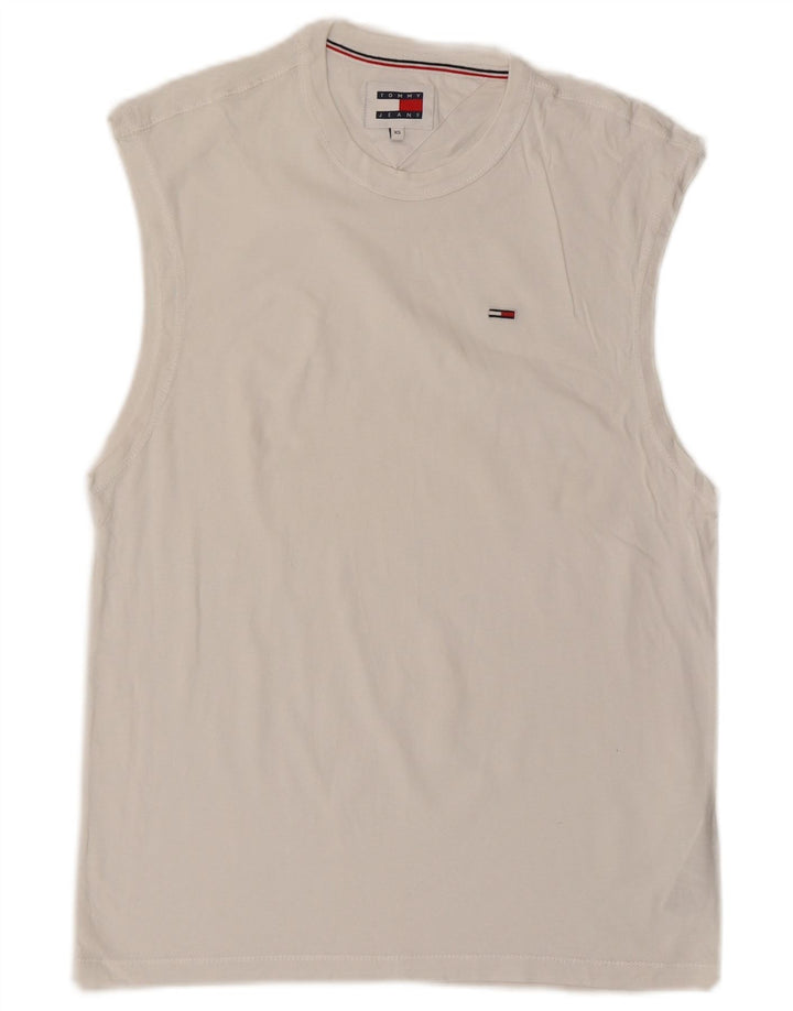 Ανδρικό γιλέκο Tommy Hilfiger XS Λευκό βαμβακερό