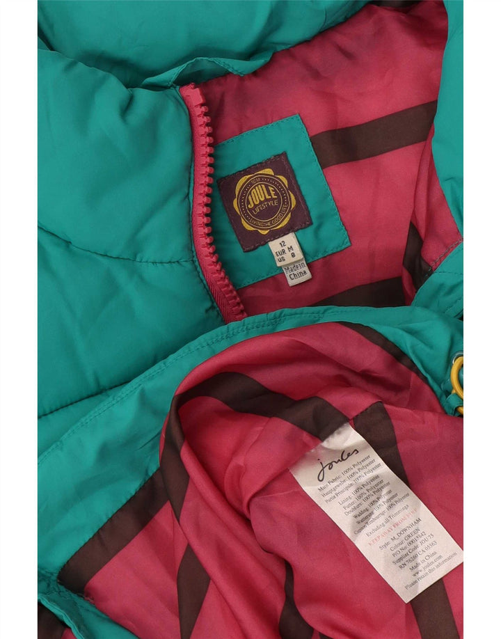 Joules Γυναικείο padded Gilet UK 12 Medium Turquoise Polyester