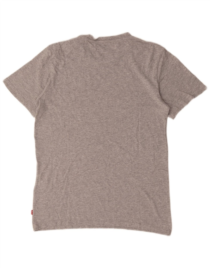 Ανδρικό γραφικό μπλουζάκι Levi's Top Small Grey Flecked Cotton