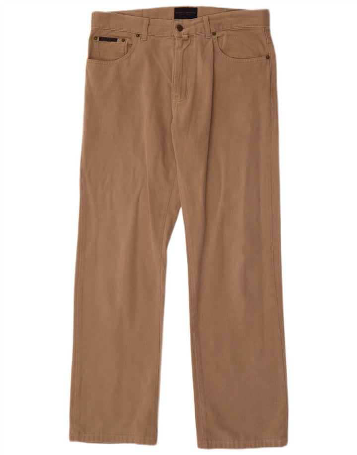 Ανδρικό Gant Regular Straight Jeans W33 L32 Μπεζ βαμβακερό
