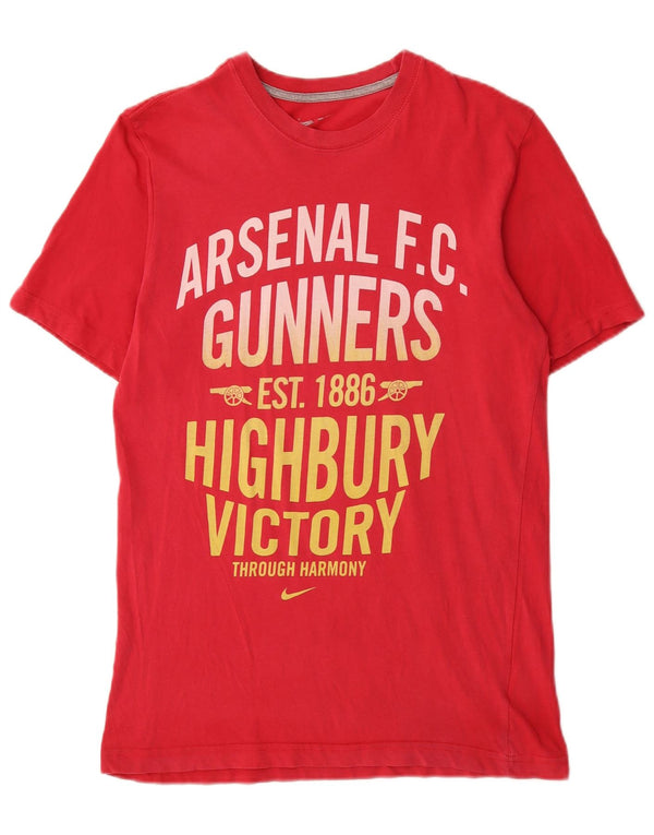 Ανδρικό μπλουζάκι Nike Arsenal Standard Fit, γραφικό μπλουζάκι, μεσαίο κόκκινο βαμβακερό