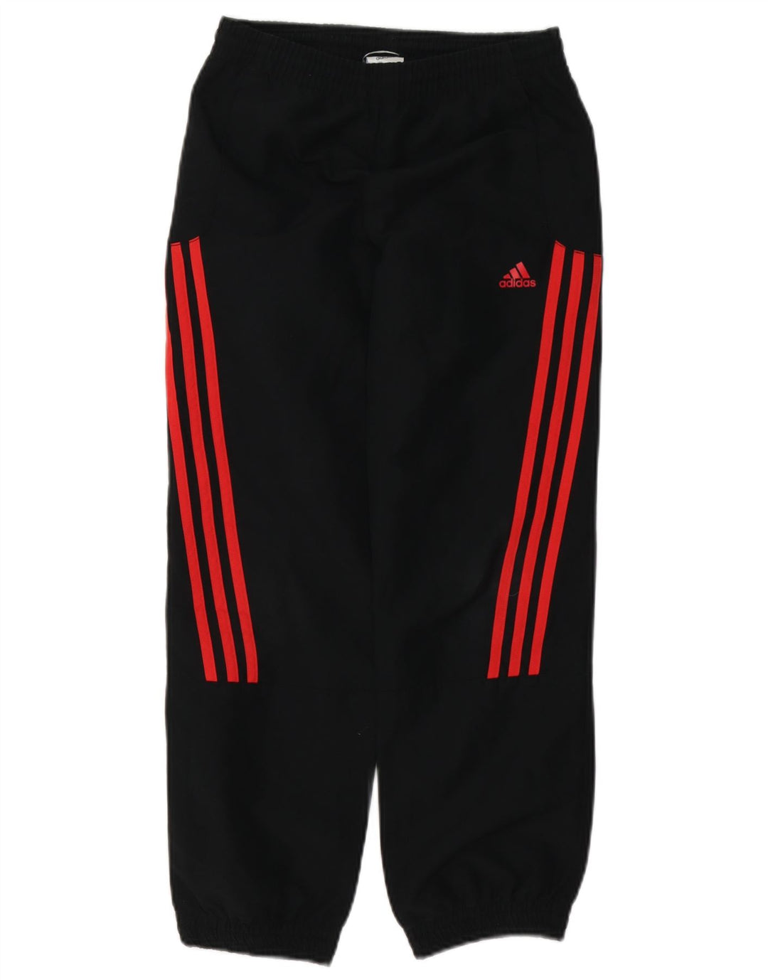 Adidas Boys Tracksuit Trousers Joggers 9-10 Years Black Polyester