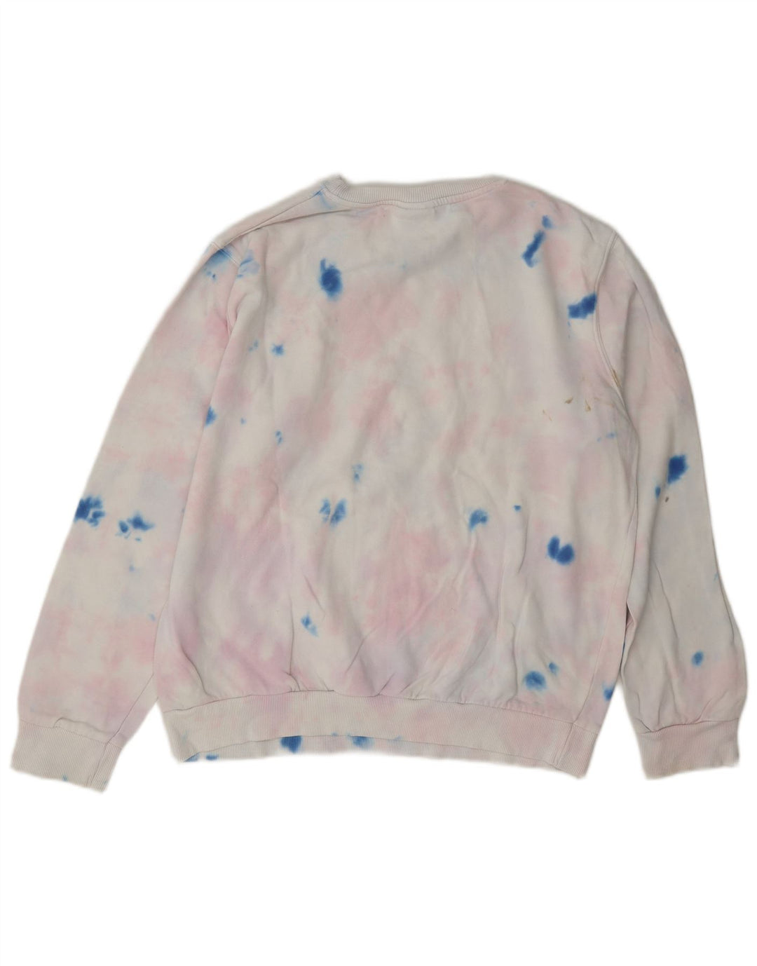 Γυναικείο γραφικό φούτερ Ellesse Jumper UK 12 μεσαία λευκή βαμβακερή βαφή
