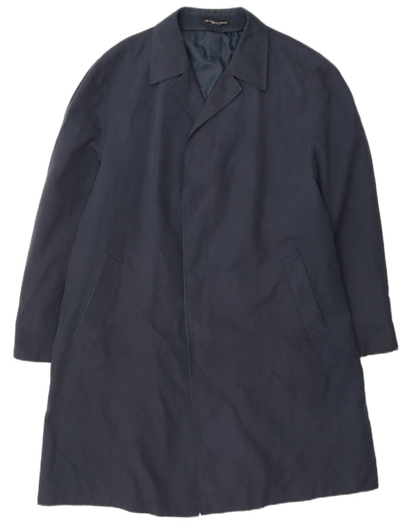 Dhobi Ανδρικό Πανωφόρι UK 38 Medium Navy Blue Polyester