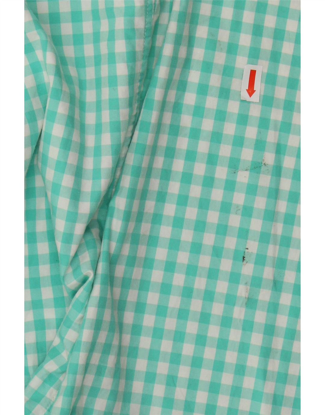 VINEYARD VINES Ανδρικό πουκάμισο Slim Fit Medium Turquoise Gingham Cotton