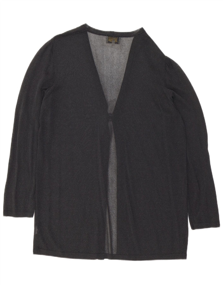 Luisa Spagnoli Γυναικεία See Through Cardigan Top 14 μεσαία μαύρη βισκόζη
