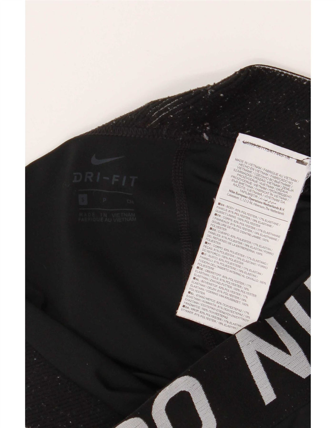 Γυναικείο κολάν Nike Dri Fit Graphic UK 8 Small Black Polyester