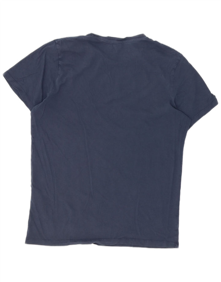 Ανδρικό γραφικό μπλουζάκι Jack & Jones Top Medium Navy Blue Colourblock