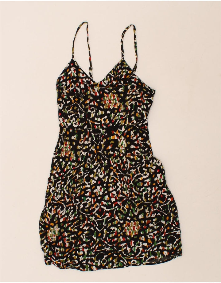 MOSSIMO Womens Abstract Pattern Sundress UK 2 2XS Multicoloured Cotton Vintage Mossimo and Second-Hand Mossimo from Messina Hembry 