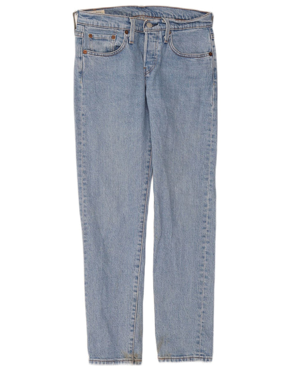 Levi's Womens 501 Straight Jeans W24 L28 Blue Cotton