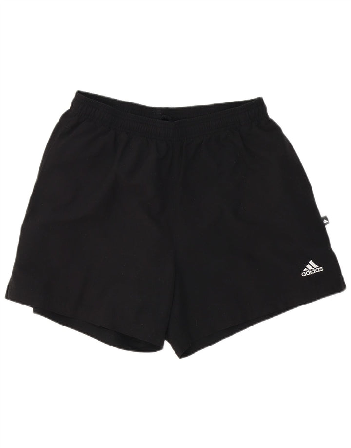 Ανδρικό αθλητικό σορτς Adidas Μεγάλο μαύρο πολυεστερικό αθλητικό