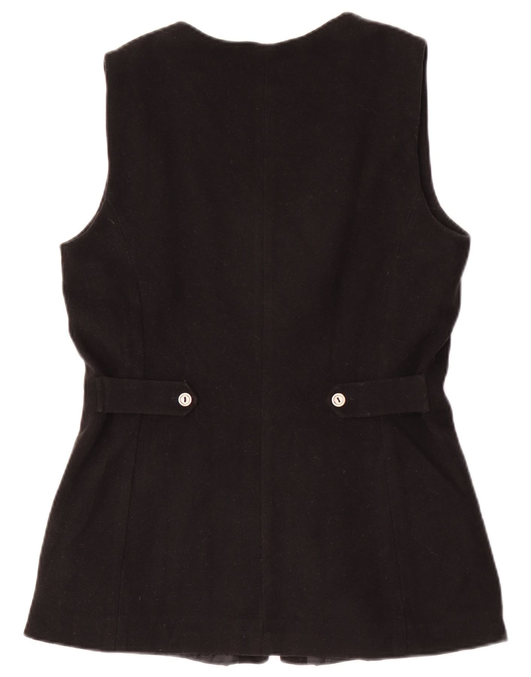 Vintage Γυναικείο Gilet EU 36 Μικρό Μαύρο Ακρυλικό