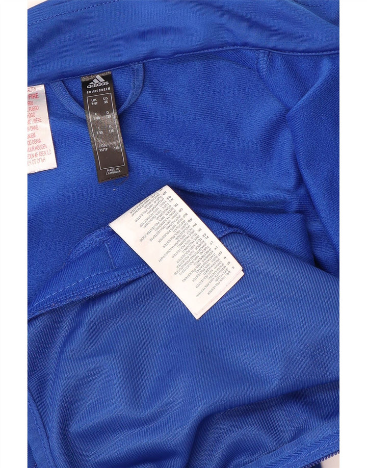 Μπουφάν φόρμας ADIDAS Boys Primegreen Graphic Top Jacket 7-8 Years Blue