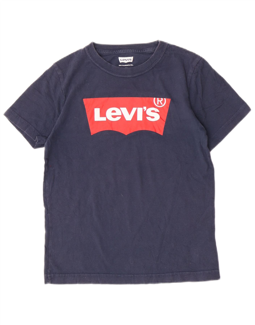 Μπλουζάκι Levi's Boys κανονικό γραφικό μπλουζάκι 9-10 ετών, μπλε βαμβακερό