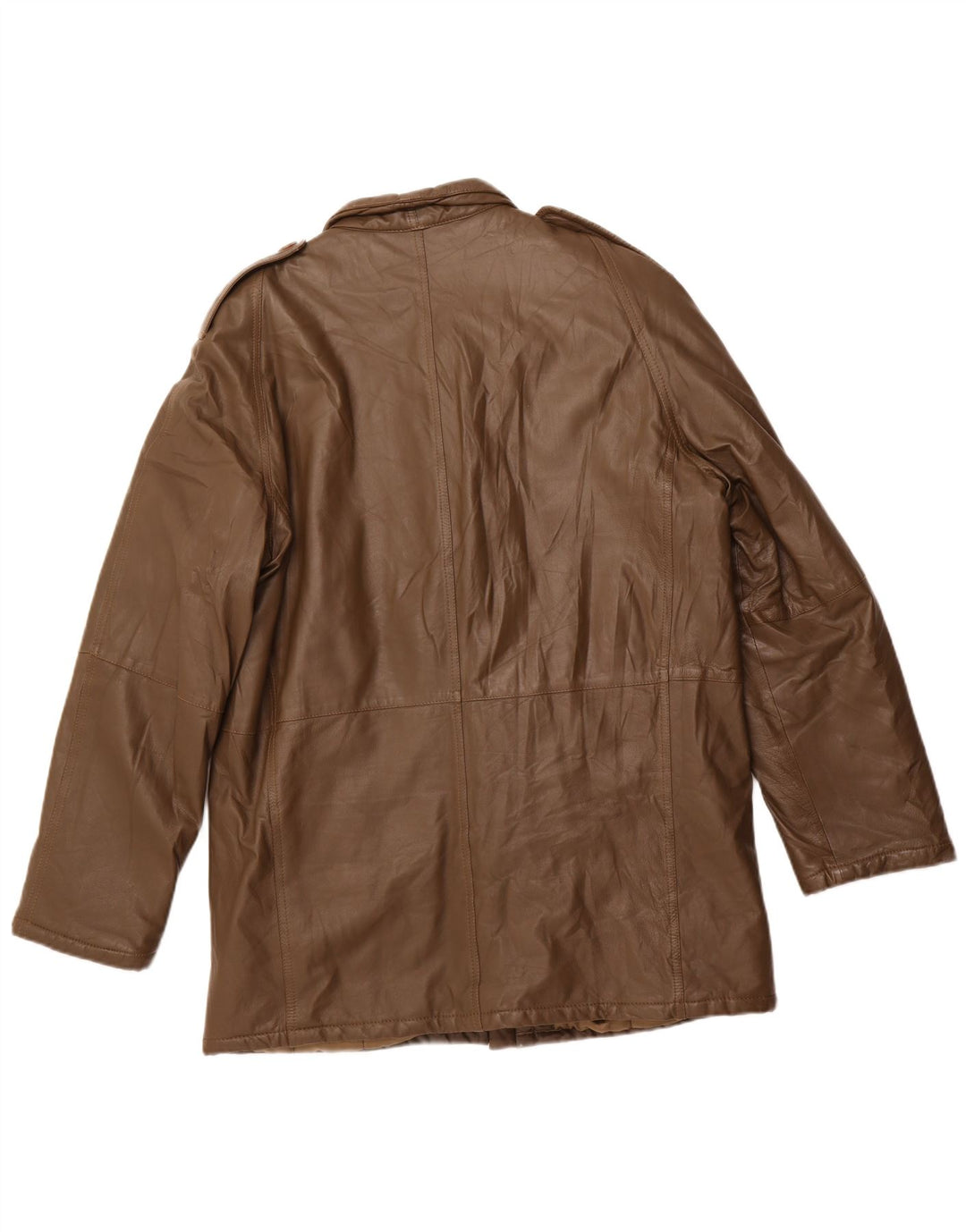 Vintage Ανδρικό Στρατιωτικό Δερμάτινο Μπουφάν UK 42 XL Δερμάτινο Χακί