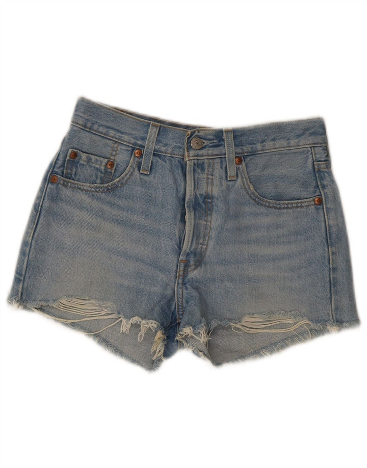 Γυναικείο σορτς Levi's 501 Τζιν W24 XS Μπλε