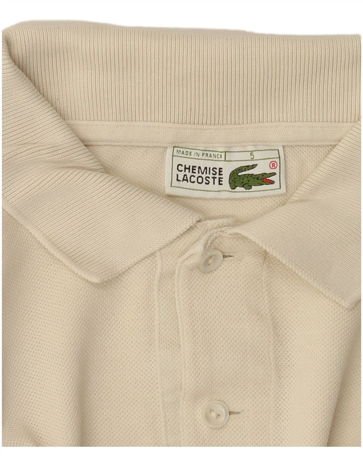 Ανδρικό μπλουζάκι πόλο LACOSTE Μέγεθος 5 Μεγάλο Μπεζ