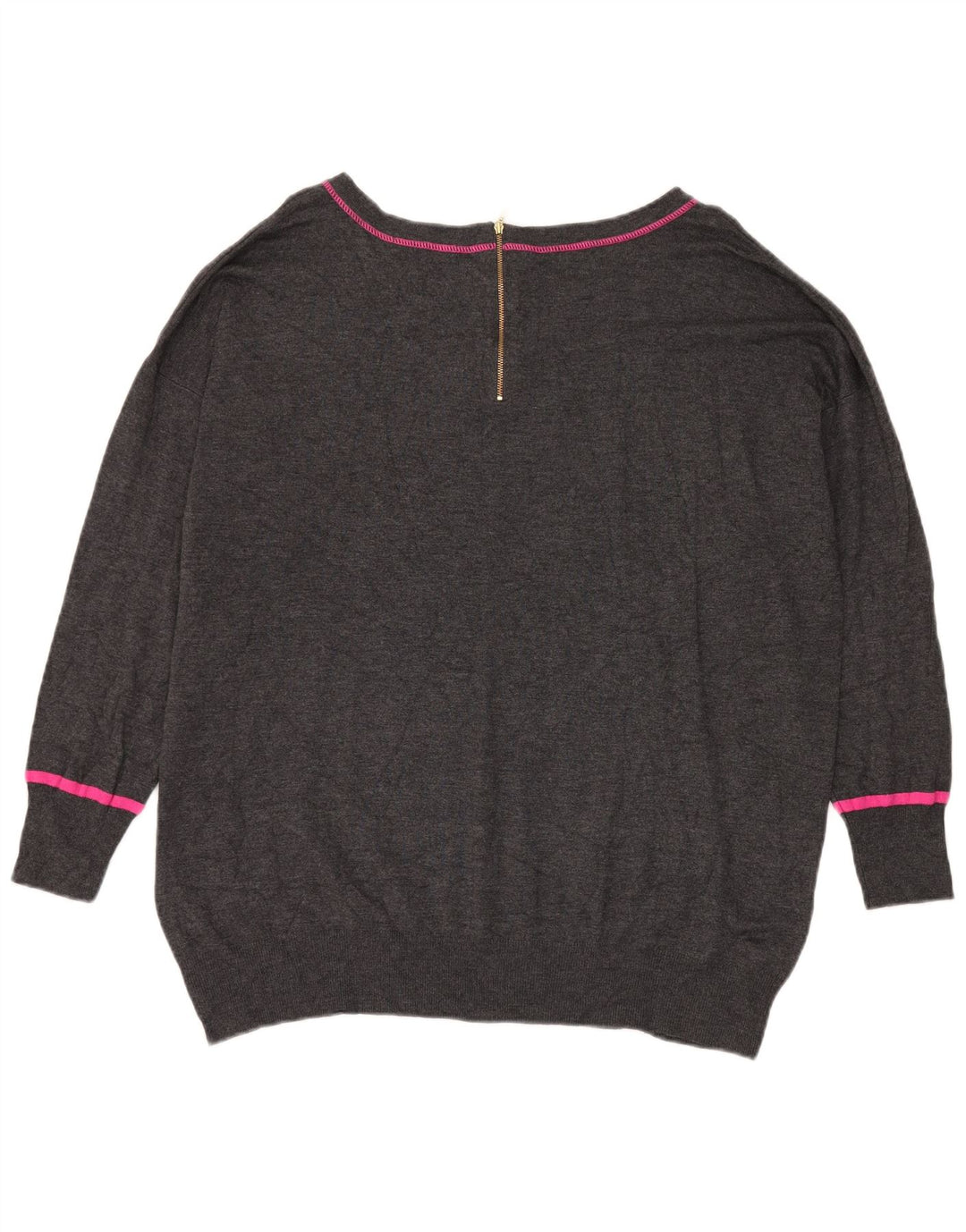 Marks & Spencer Γυναικείο πουλόβερ υπερμεγέθους Boat Neck Jumper UK 20 2XL Grey