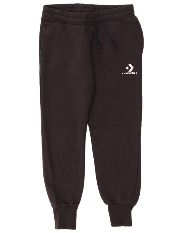 Γυναικεία αθλητική φόρμα Converse Παντελόνι Joggers UK 6 XS Μαύρο βαμβακερό