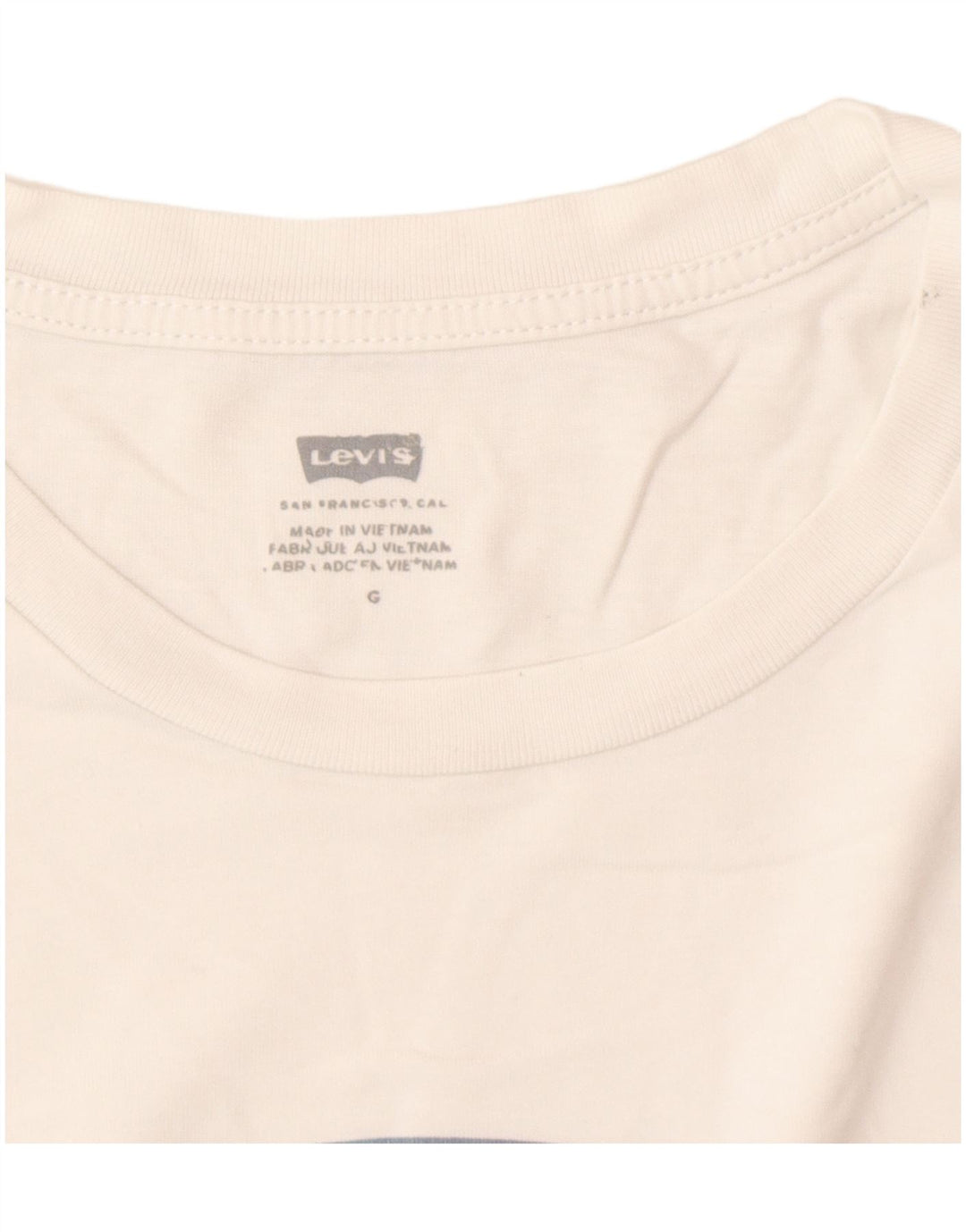 Ανδρικό γραφικό T-shirt Levi's Top Medium White