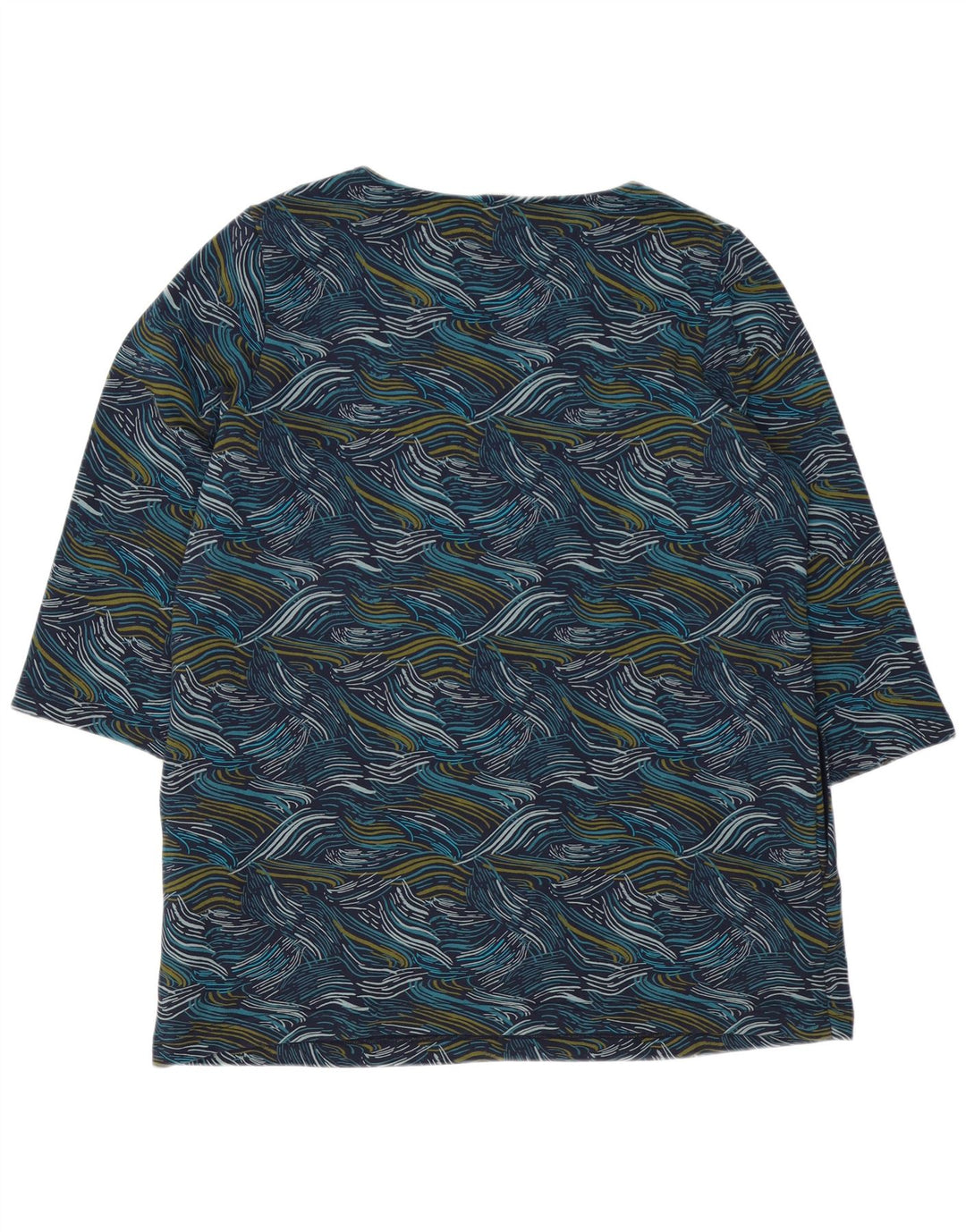 SEASALT CORNWALL Γυναικείο Abstract Pattern Shift φόρεμα UK 16 μεγάλο μπλε