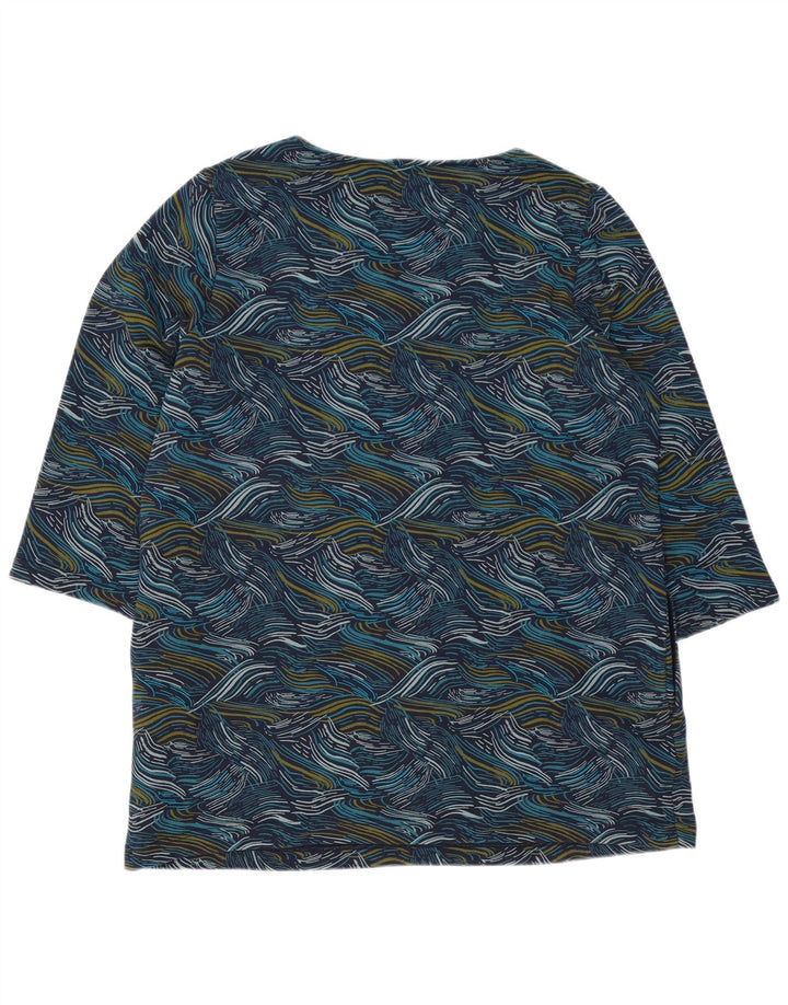 SEASALT CORNWALL Γυναικείο Abstract Pattern Shift φόρεμα UK 16 μεγάλο μπλε