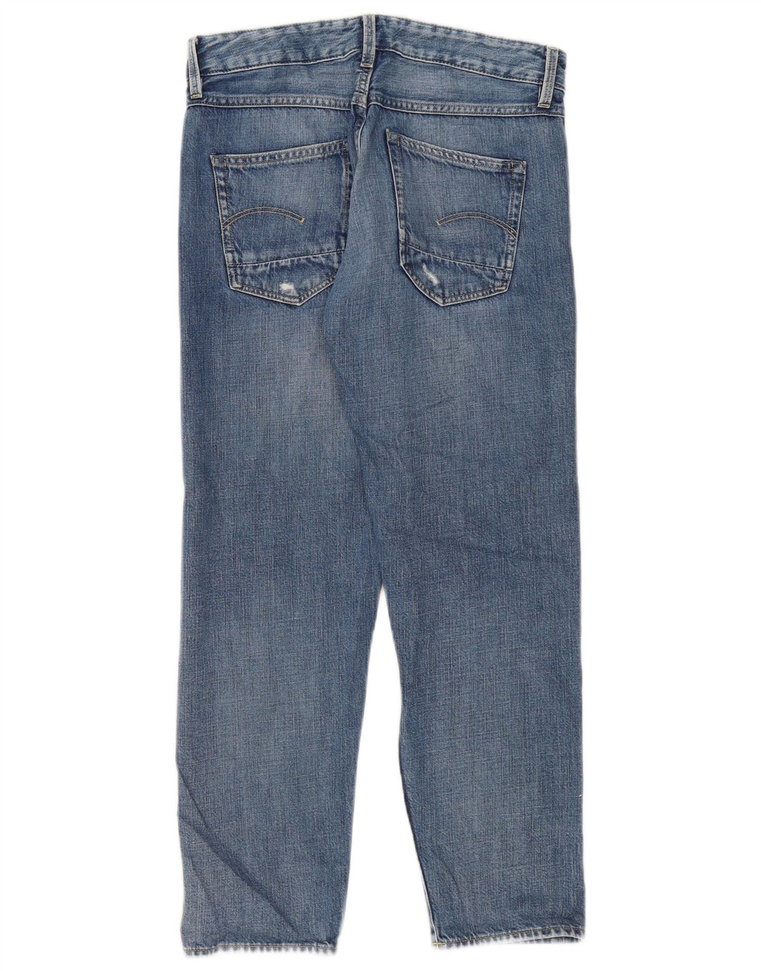 G-Star Γυναικείο Distressed Straight Jeans W24 L30 Blue Cotton