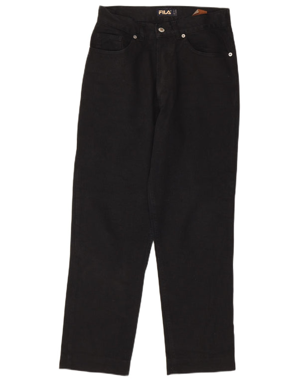 Fila Γυναικείο Tapered Jeans IT 42 Medium W28 L27 Μαύρο
