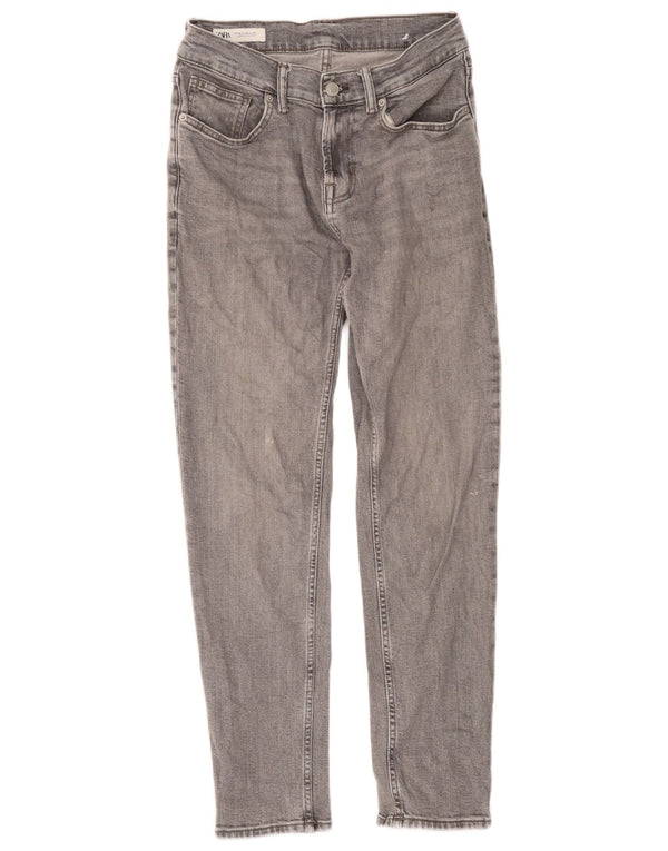 Zara Ανδρικό Slim Jeans EU 38 Small W30 L29 Γκρι βαμβακερό