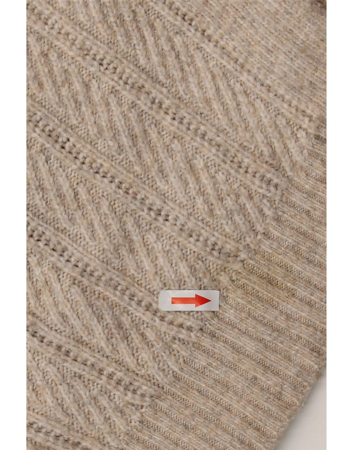 Marks & Spencer Γυναικεία ζακέτα Crop UK 14 Medium Beige Polyester