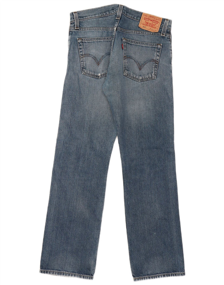 LEVI'S Ανδρικό 514 Slim Straight Jeans W32 L32 Μπλε Βαμβακερό