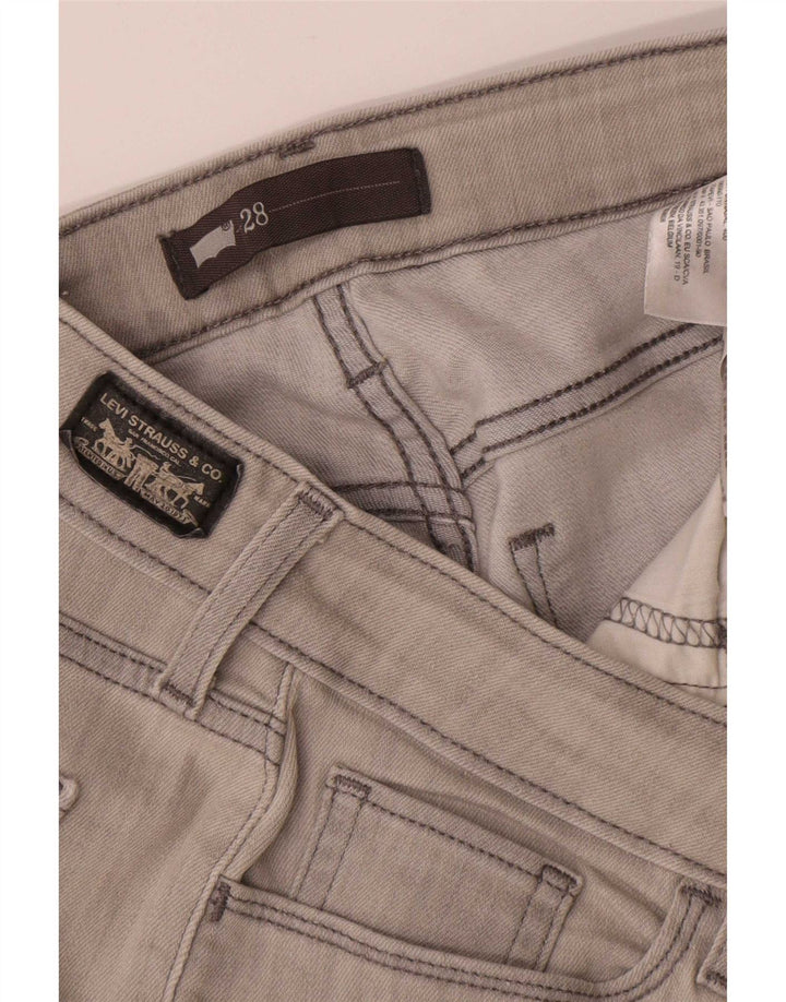 Γυναικείο Cropped Jeans Levi's W28 L25 Γκρι βαμβακερό