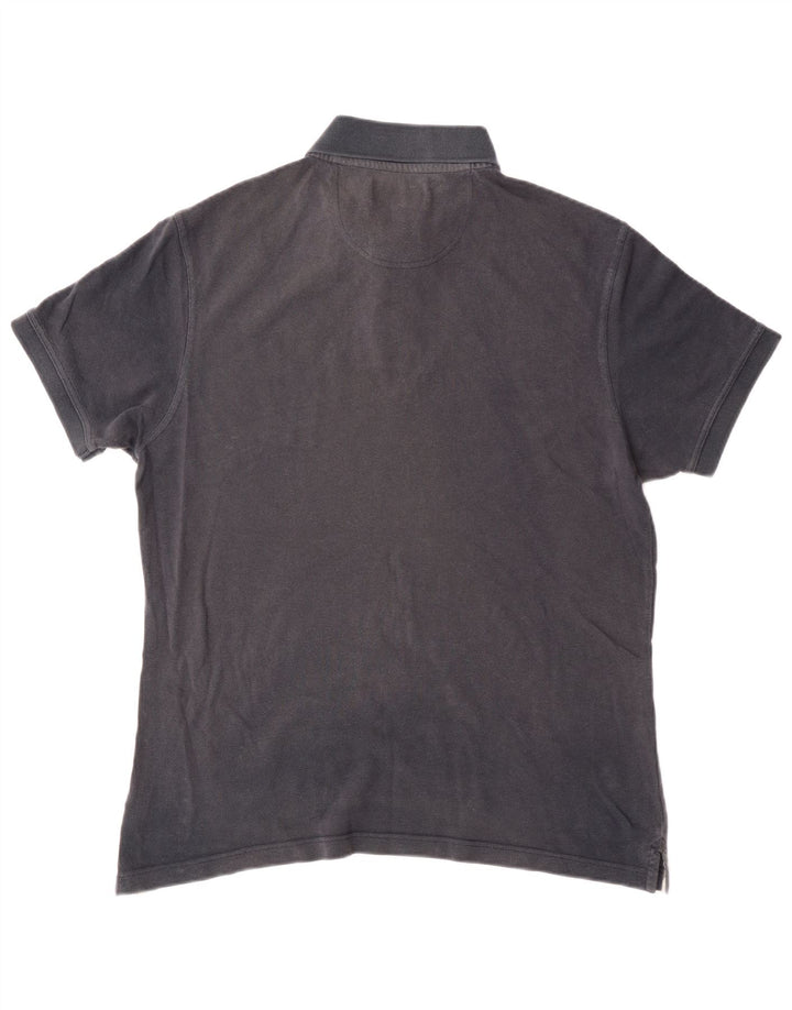 Ανδρικό μπλουζάκι πόλο Barbour μεγάλο μπλε ναυτικό βαμβακερό