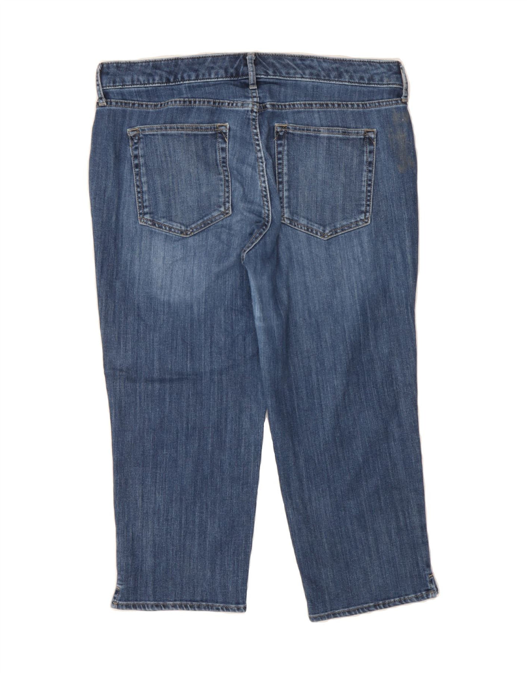 EDDIE BAUER Womens Curvy Cropped Jeans US 12 Large W34 L22 Blue Vintage Eddie Bauer and Second-Hand Eddie Bauer from Messina Hembry 