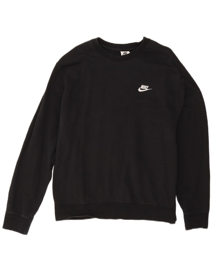 Ανδρικό φούτερ Nike Jumper μεγάλο μαύρο βαμβακερό
